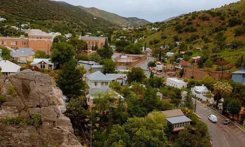 scenic view of Bisbee, Arizona