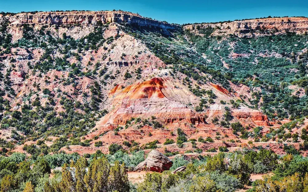 view of Soldier Falls Trailhead