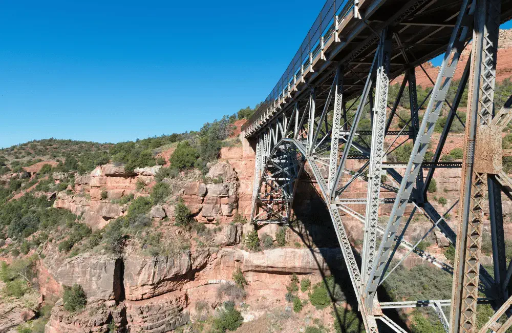 expansive bridge along the road from Sedona to Oak Creek